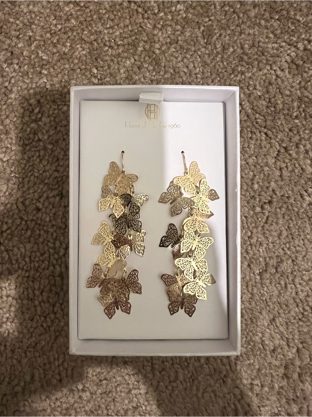 House of Harlow 1960 Butterfly Cascade Earrings